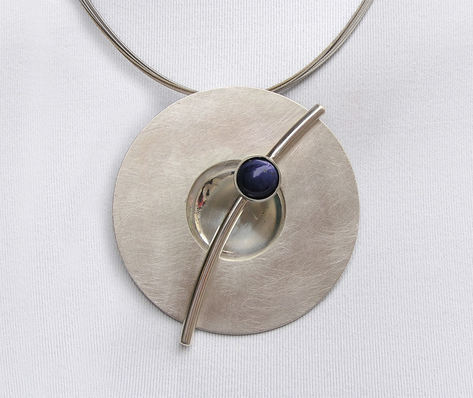 Anhänger Silber mit Lapislazuli